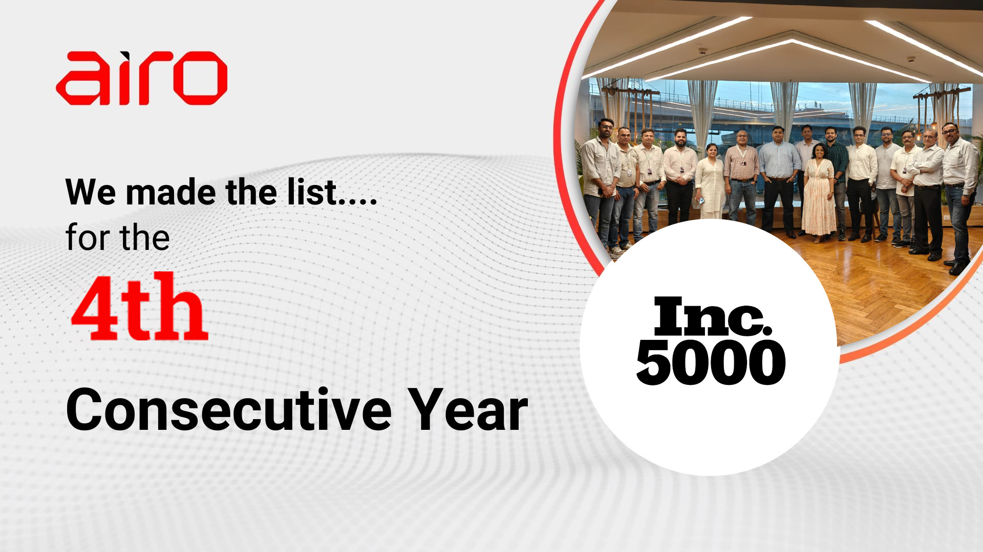 ​​Airolabs.ai makes the Inc. 5000, Again. And We’re Not Slowing Down.